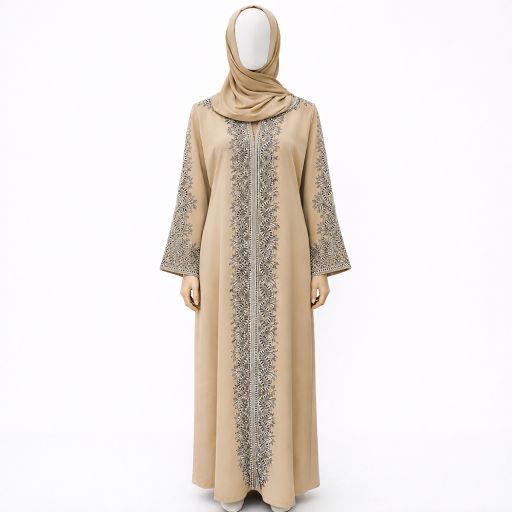 Nida Fabric Stone Work Abaya