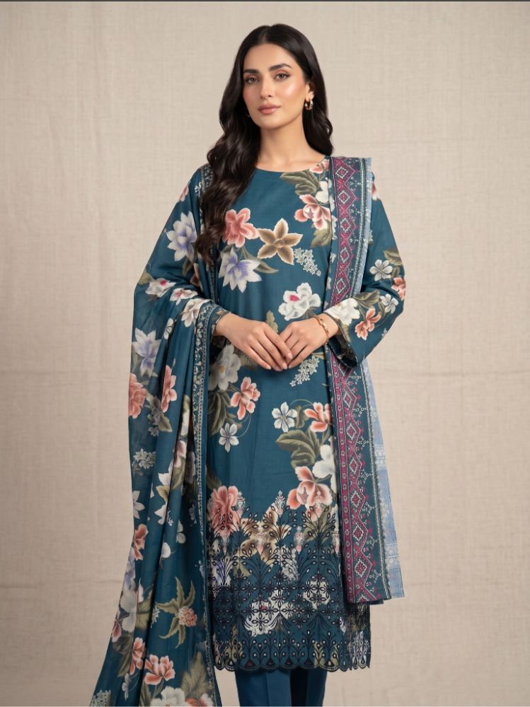 Petal Weave Traditional 3-Piece Cotton Tunic Set
