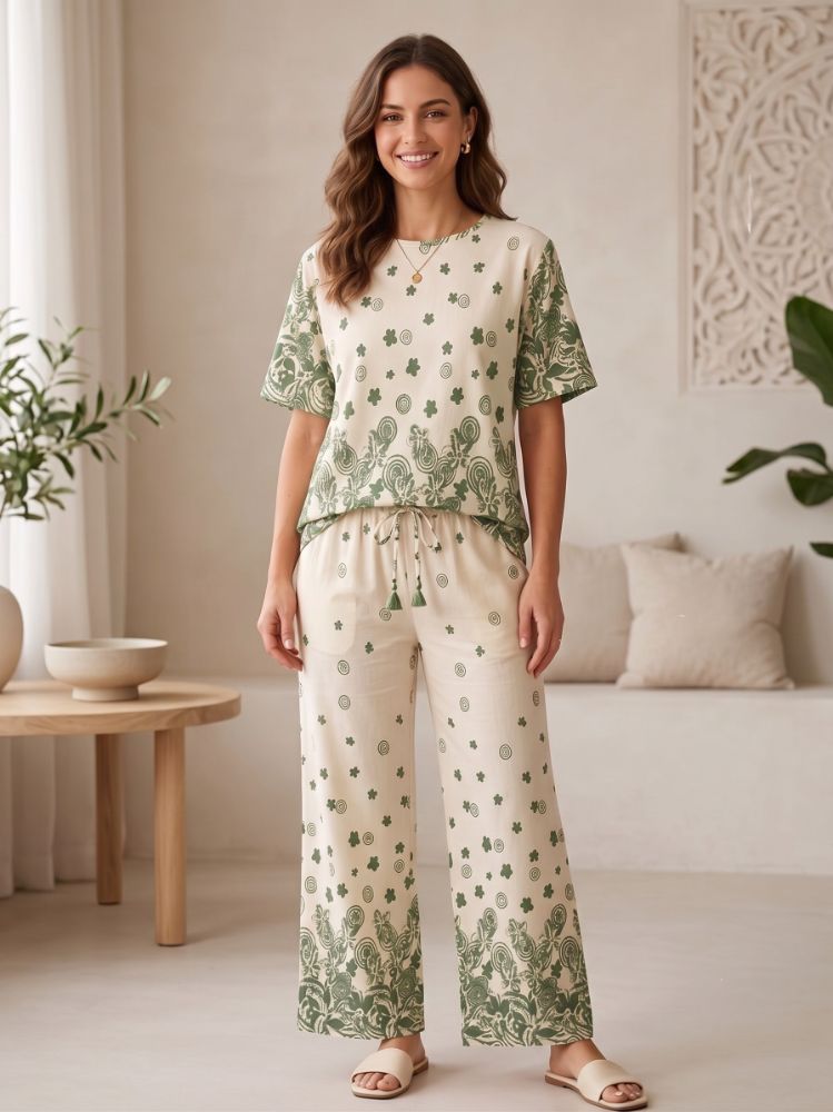 Artisanal Block-Print Co-Ord Set