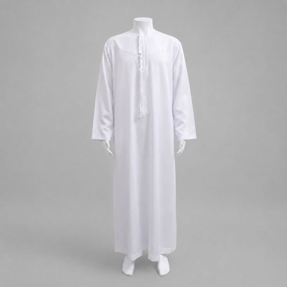 Premium White Omani Thobe