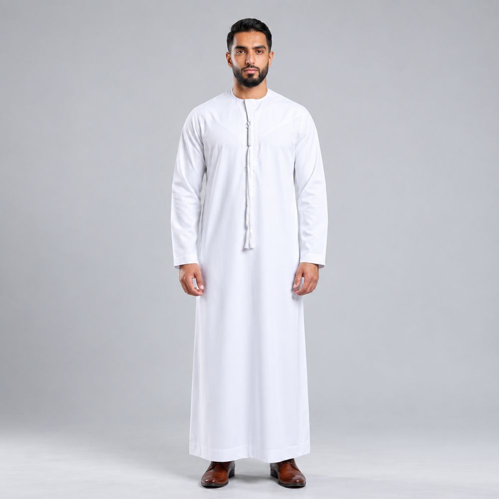 Premium White Omani Thobe