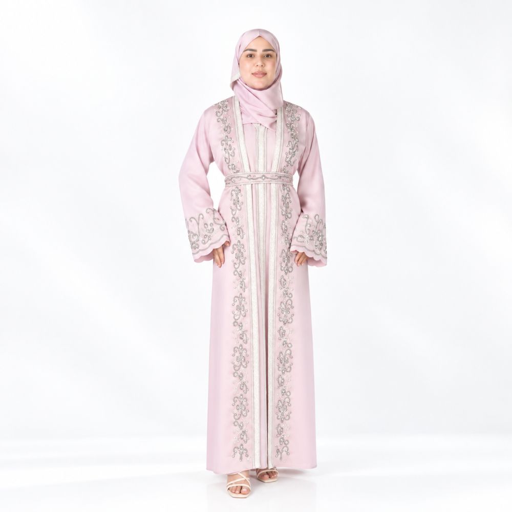 Luxury 4 Piece Arabiayn Caftan Abaya Set | Party Abaya
