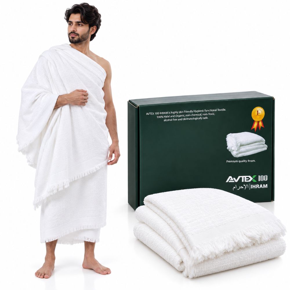 Premium Men's Ihram Set for Hajj & Umrah