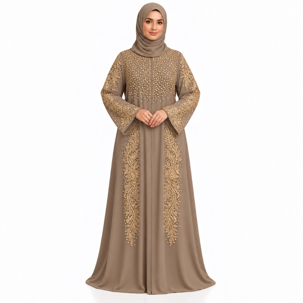 Deep and luxurious Midnight Blue Abaya