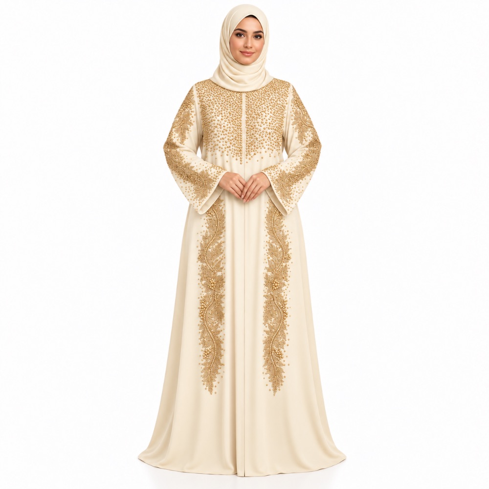 Deep and luxurious Midnight Blue Abaya