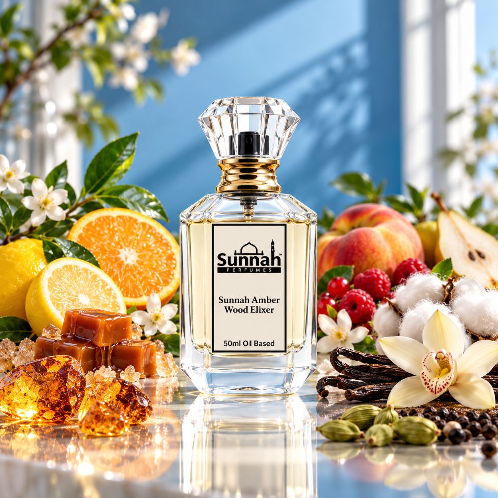 Sunnah Amber Wood Elixer 50ml &ndash; Oil-Based Perfume
